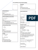 Quiz 1 Formulas