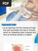 Sample Charting Trach Care | PDF | Breathing | Health Sciences