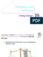 Unit 2: Thinking and Learning: Chang Chang