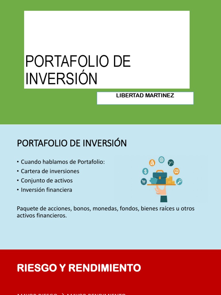 Portafolio de Inversión | PDF | Negocios
