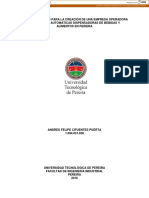 Plan de negocios para empresa de máquinas dispensadoras en Pereira