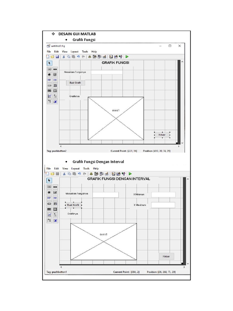 GUI MATLAB untuk Grafik Fungsi | PDF | Metode & Bahan Ajar | Komputer