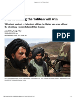 Stop Assuming The Taliban Will Win
