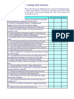 Learning Style Inventory