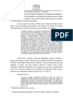 O êxodo segundo a perspectiva minimalista