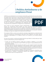 SGCP - Pol.01 Política Antisoborno y de Compliance Penal