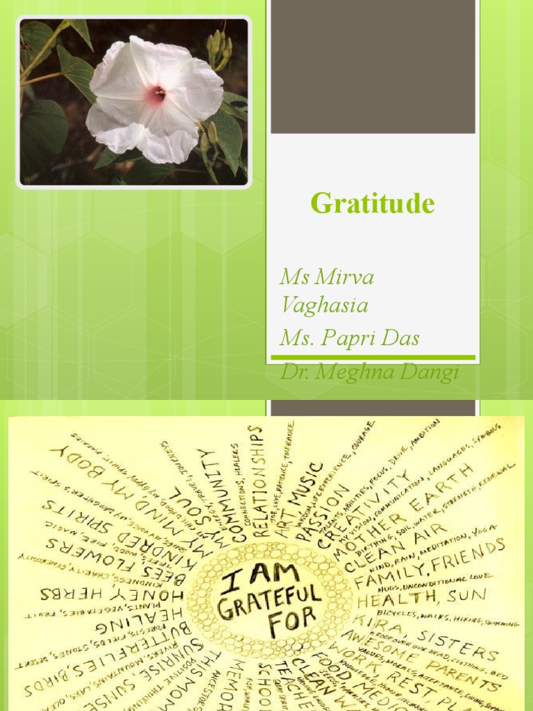 Core Value Gratitude 12821 PDF Gratitude Emotions