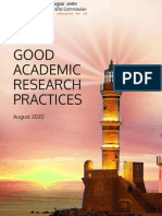 Good Academic Research Practices UGC 2020