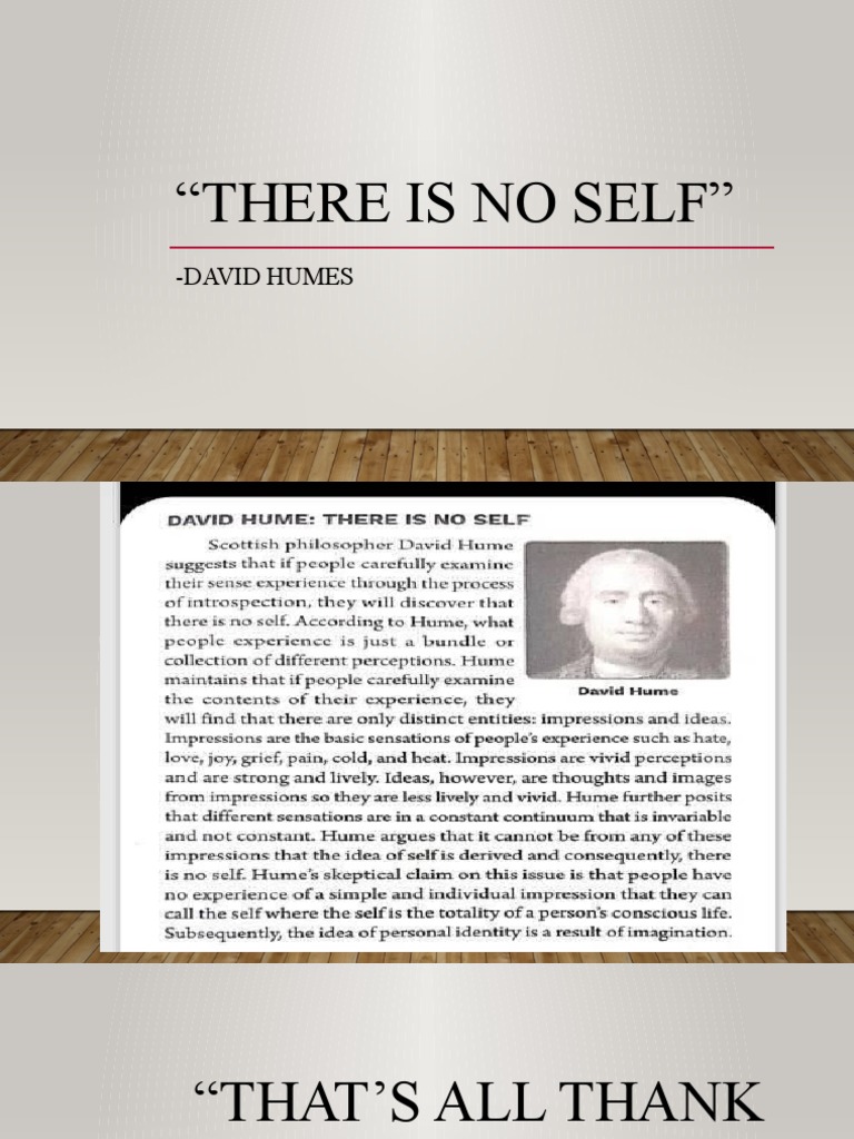 "There Is No Self" David Humes PDF