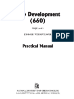 Web Development Practical Book Vocational Course 660