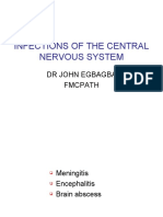 Infections of The Central Nervous System: DR John Egbagba Fmcpath