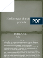 Health Sector of Arunanchal Pradesh
