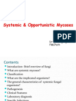 Sysytemic and Opp. Mycosis