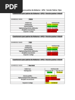 APQ - Alabama Parenting Questionnaire - Niños PDF | PDF | Ocio