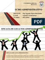 LECCION No. 04 - Eficacia de Los Actos Administrativos.