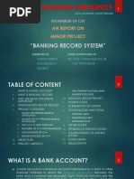 of MP (Banking REcord System