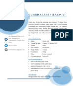 Curriculum Vitae (CV) : Data Personal