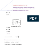 Stress Concentration Examples