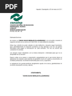 Carta formal solicitud de beca