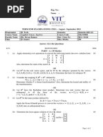 TEE QP B11 MAT3002 Applied Linear Algebra