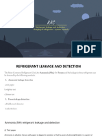 Refrigerant Leakage and Detection - Charging of Refrigerant - System Controls