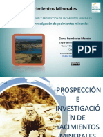 3.2 Prospeccion e Investigacion Minera