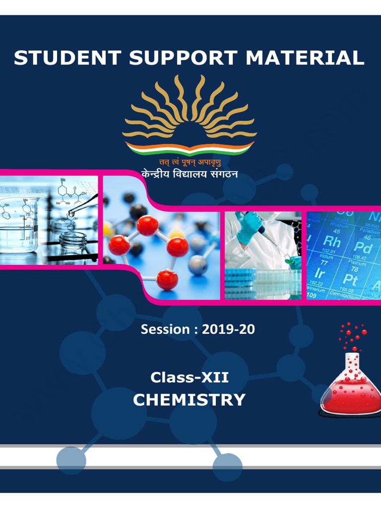 Chemistry 12 Class Support Material 220p | PDF | Solution | Osmosis