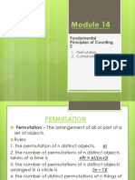 DISCRETE MATH MODULE 14 Permutation Combination