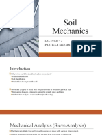 Soil Mechanics: Lecture - 2 Particle Size Analysis