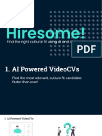 Hiresome!: Find The Right Cultural Fit Using Ai and Video-Cvs