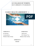 Family Health Assessment 1