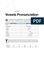 Lesson 1 Exercises - Vowels Pronunciation in Czech