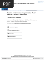 Dynamic Performance of Surge Arrester Under VFTO