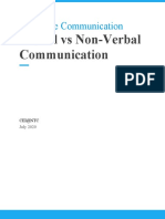 PC - Reading Material 1 - Verbal Vs Non-Verbal Communicaion