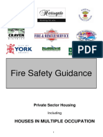 Fire Safety Guidance: Houses in Multiple Occupation