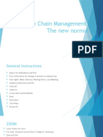 Supply Chain Management-The New Normal