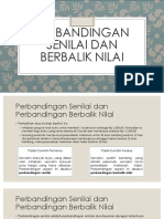 PPT Bahan Ajar (KKL) - Perbandingan Senilai dan Berbalik Nilai