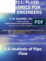 Chapter 5 - Lecture7 - Flow in Pipes