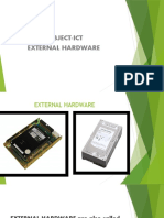 Subject-Ict External Hardware
