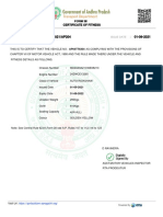 FC/0010568/2021/AP204 01-09-2021: Form 38 Certificate of Fitness