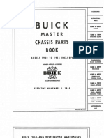 1930-1955 Buick Master Chassis Parts Book