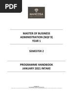 Access To The Mymancosa Student Portal | PDF