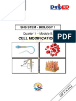 SHS STEM Bio1 Q1 Week 3 Module 5 - Cell Modification