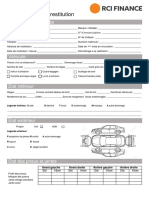 RCI Finance - Procès-Verbal de Restitution - FR