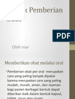 Teknik Pemberian Obat Secara Optimal