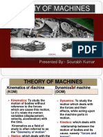 Theory of Machines: Presented By:-Sourabh Kumar