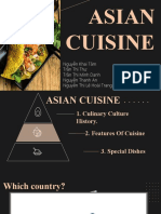 Asian Cuisine: Nguyễn Khai Tâm Trần Thị Thư Trần Thị Minh Danh Nguyễn Thanh An Nguyễn Thị Lê Hoài Trang