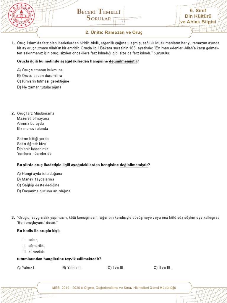 5 Din 2 | PDF