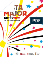 Programa de La Festa Major D'artés 2021