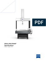 Zeiss Spectrum Specifications: Version: August 2019